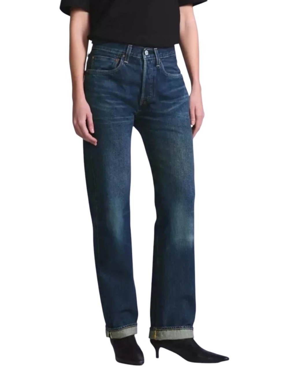 Levi’s Japanese Selvedge '70s 501 Jeans Blue Tab Dark Wash Size 30x30